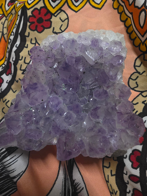 Amethyst Crystal Cut Base