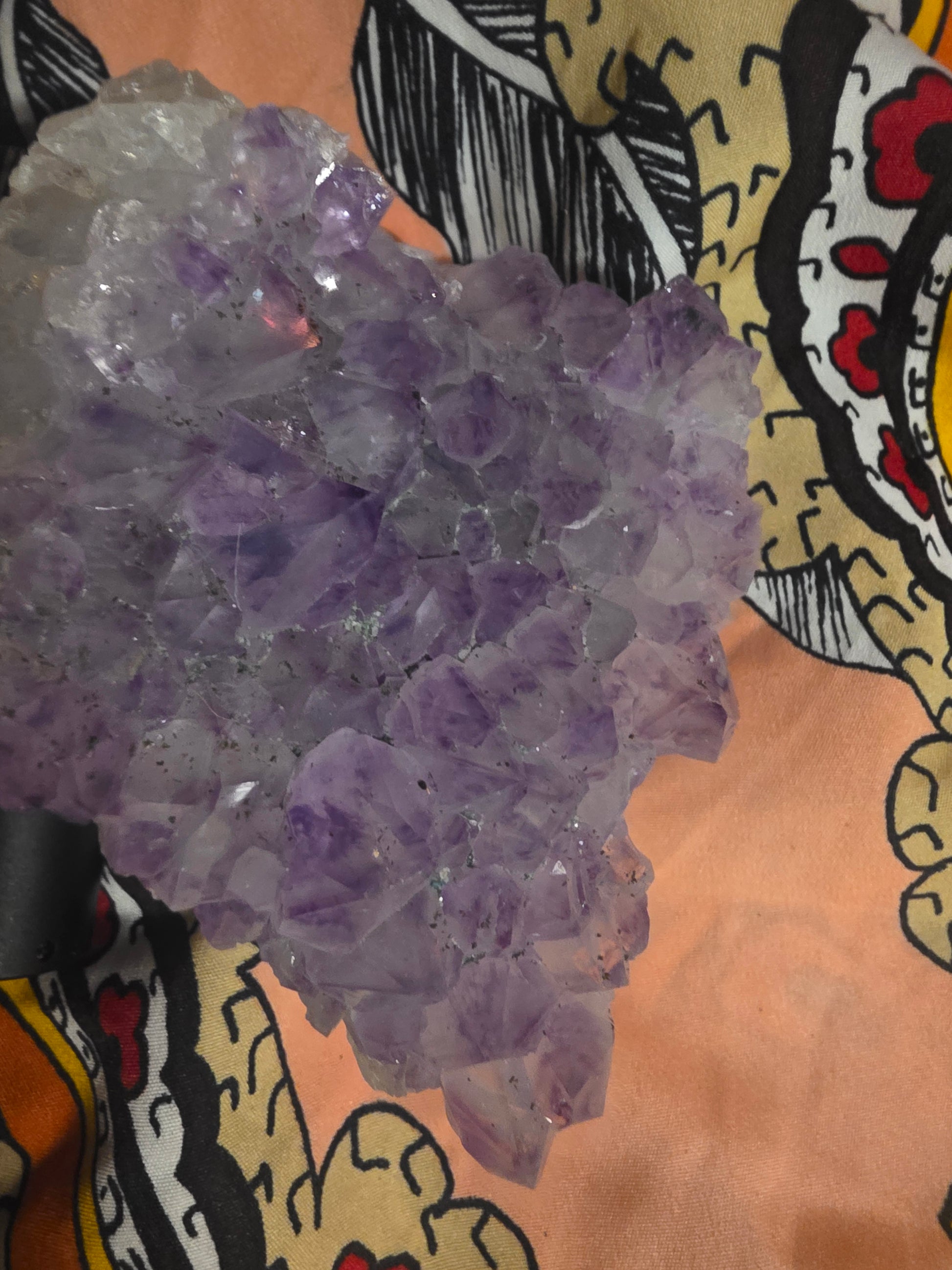 Amethyst Crystal Cut Base